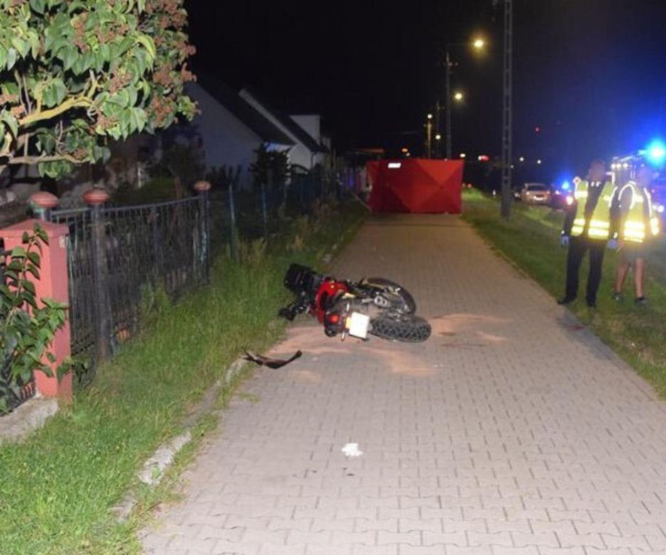 Tragedia w Lidzbarku Welskim. Jechali motocyklem bez kasków. Nie żyje dwoje młodych ludzi