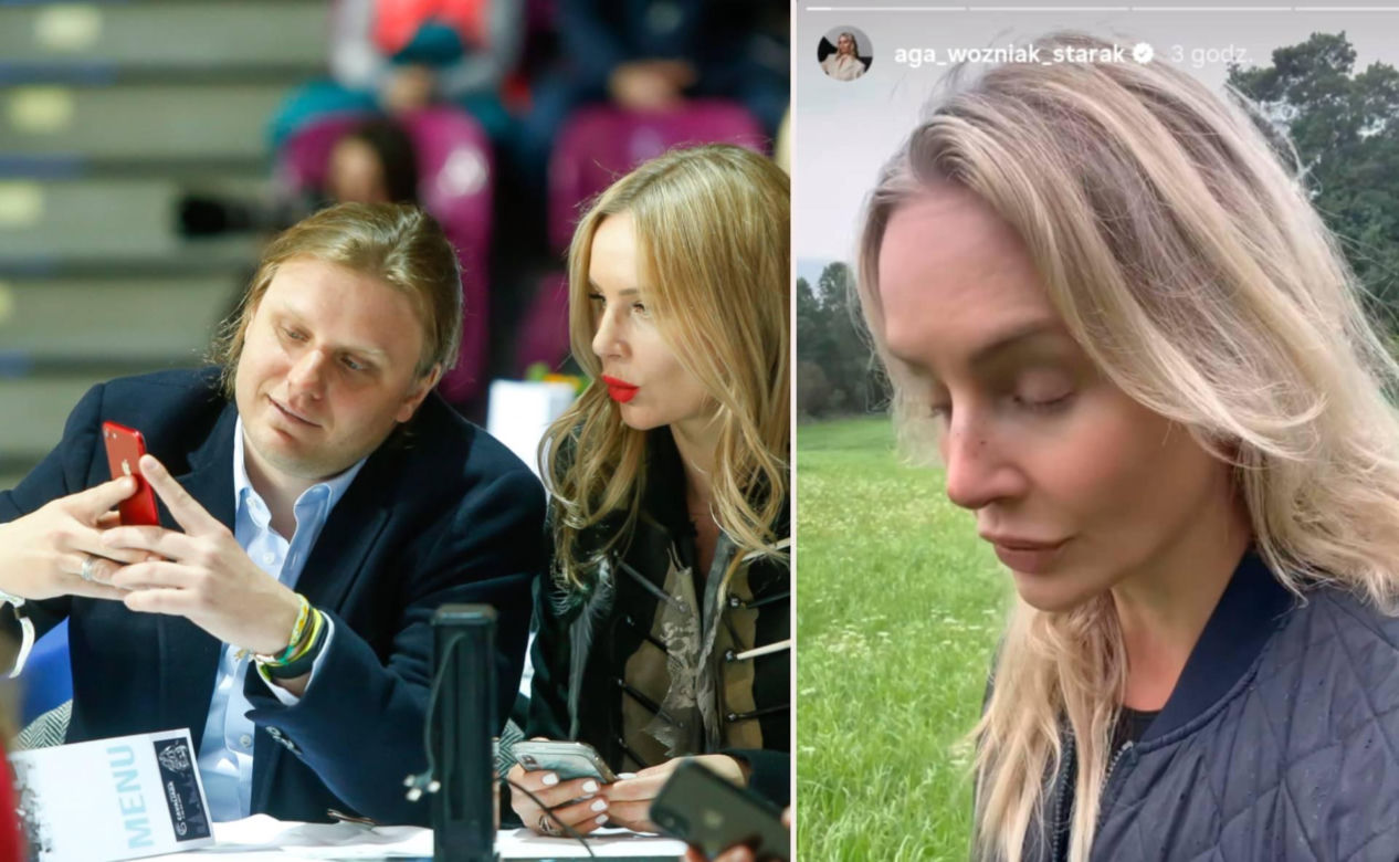 Agnieszka Woźniak-Starak z mężem i 6 lat po jego stracie
