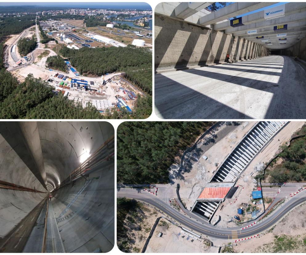 Budowa tunelu pod Świną - lipiec 2021