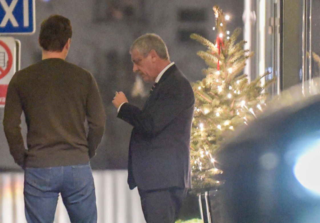 Fernando Santos puścił dymka i łyknął złoty trunek