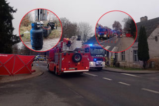 Tragiczny pożar w Wałczu. W pogorzelisku znaleziono ciało. Ranny strażak