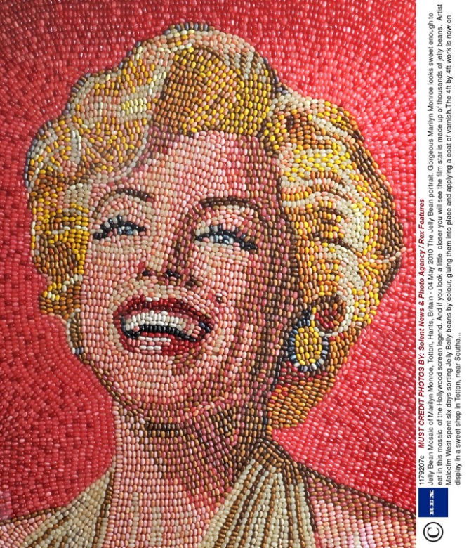 Marilyn Monroe z żelek
