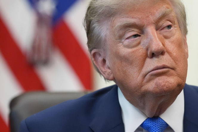 Prezydent USA Donald Trump uciszał w poniedziałek dziennikarkę CNN Kristen Holmes