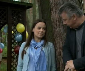 M jak miłość odc. 1081. Magda (Anna Mucha), Wojtek (Emilian Kamiński)