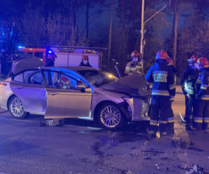Ukradł auto i rozbił je na Białołęce