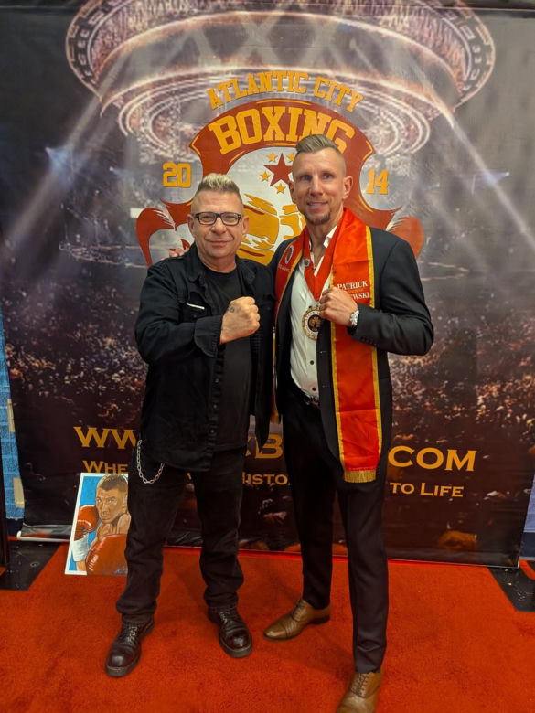 Patrick "Machine" Majewski wyróżniony miejscem w alei bokserskich sław