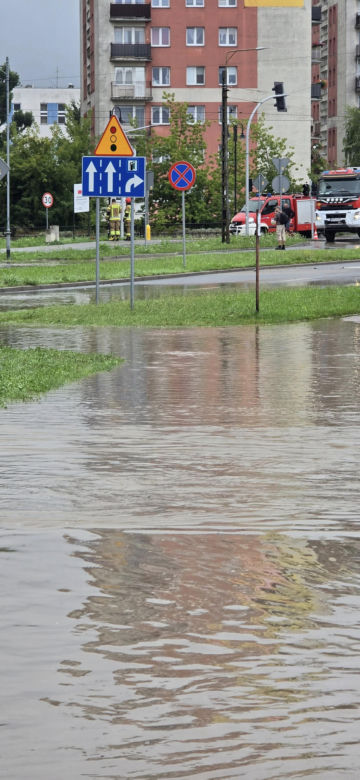 Ulewa w Elblągu