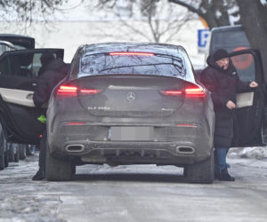 Marek Kondrat z żoną i córką w Warszawie