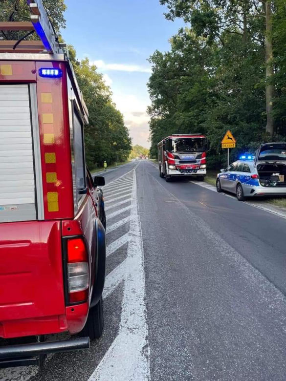 Poważny wypadek w Górsku koło Torunia. Zdjęcia z miejsca zdarzenia