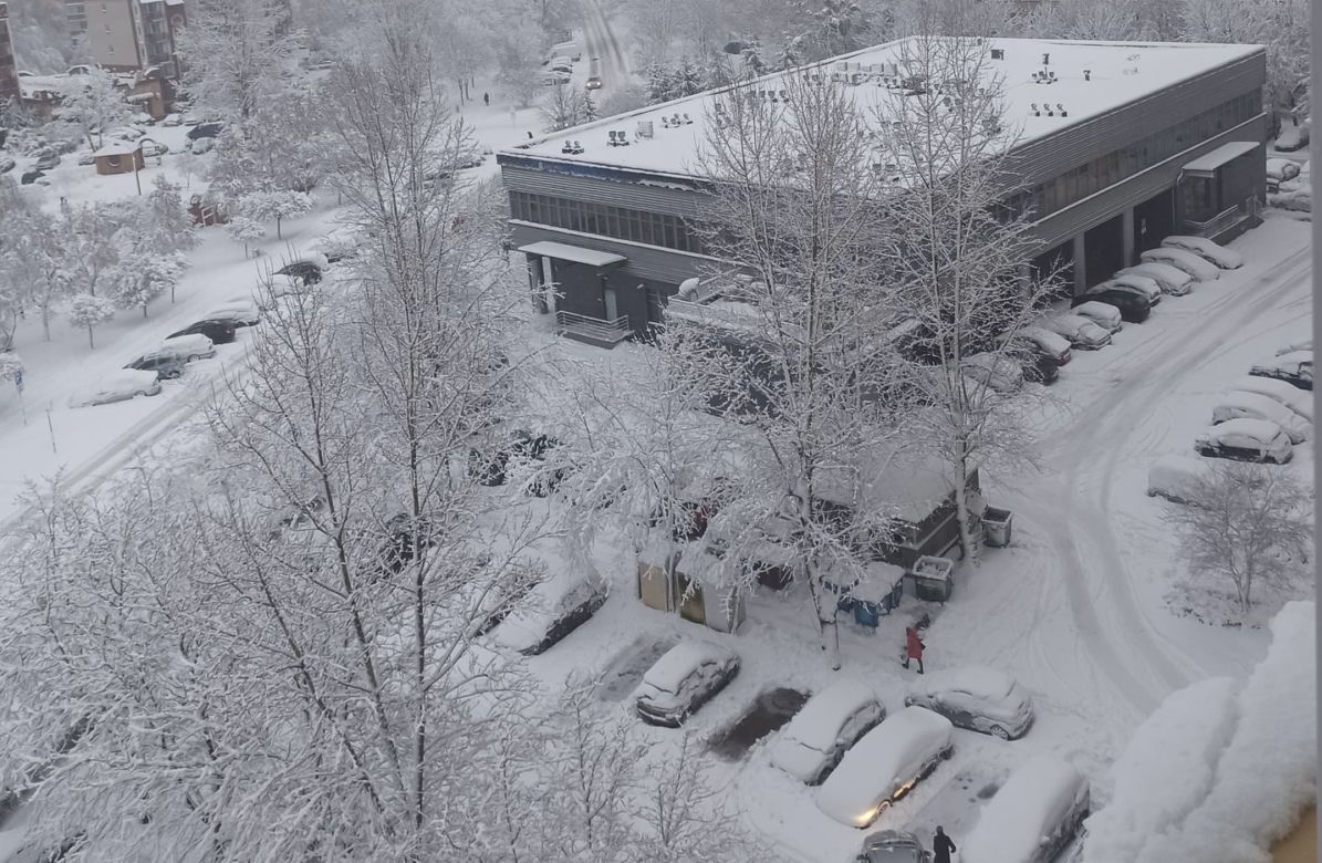 Atak zimy w Białymstoku [26.01.2021]