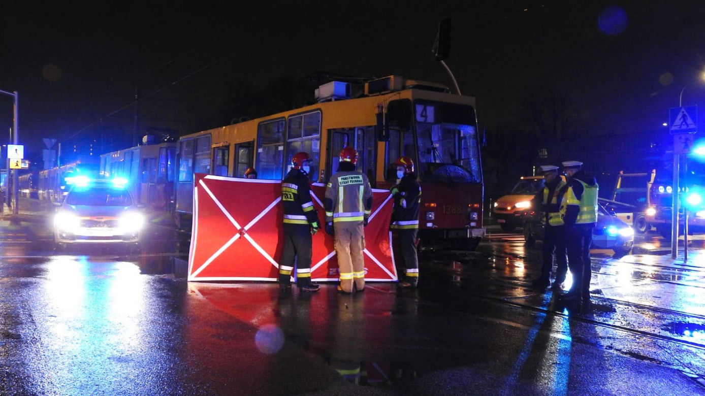 Śmiertelny wypadek na Rembielińskiej. Kobieta zginęła pod kołami tramwaju