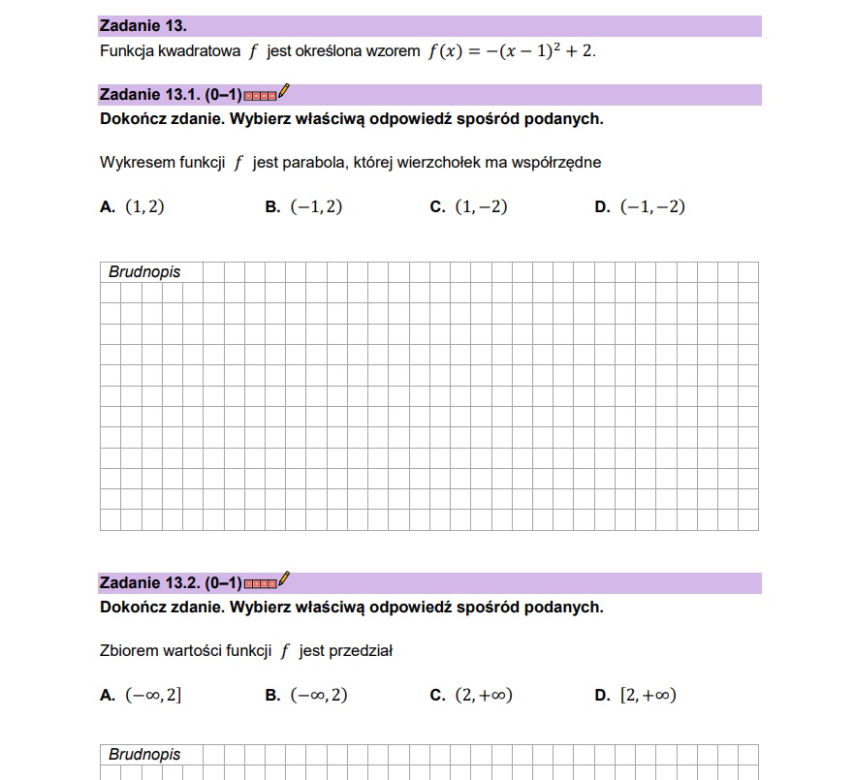 Matura próbna matematyka 2023 - CKE (wrzesień 2022)