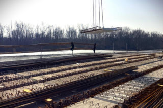 Rośnie nowy most w Warszawie