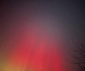 Zorza polarna w Siedlcach