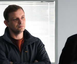 Barwy szczęścia, odcinek 3344. Hubert (Marek Molak), Daniel (Marcin Bikowski)