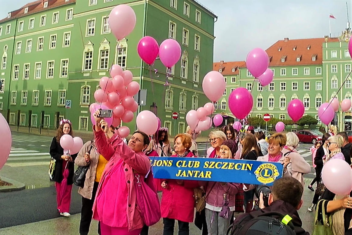 Marsz Różowej Wstążki w Szczecinie