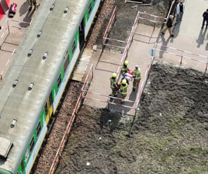 Potrącony na torach w Józefowie