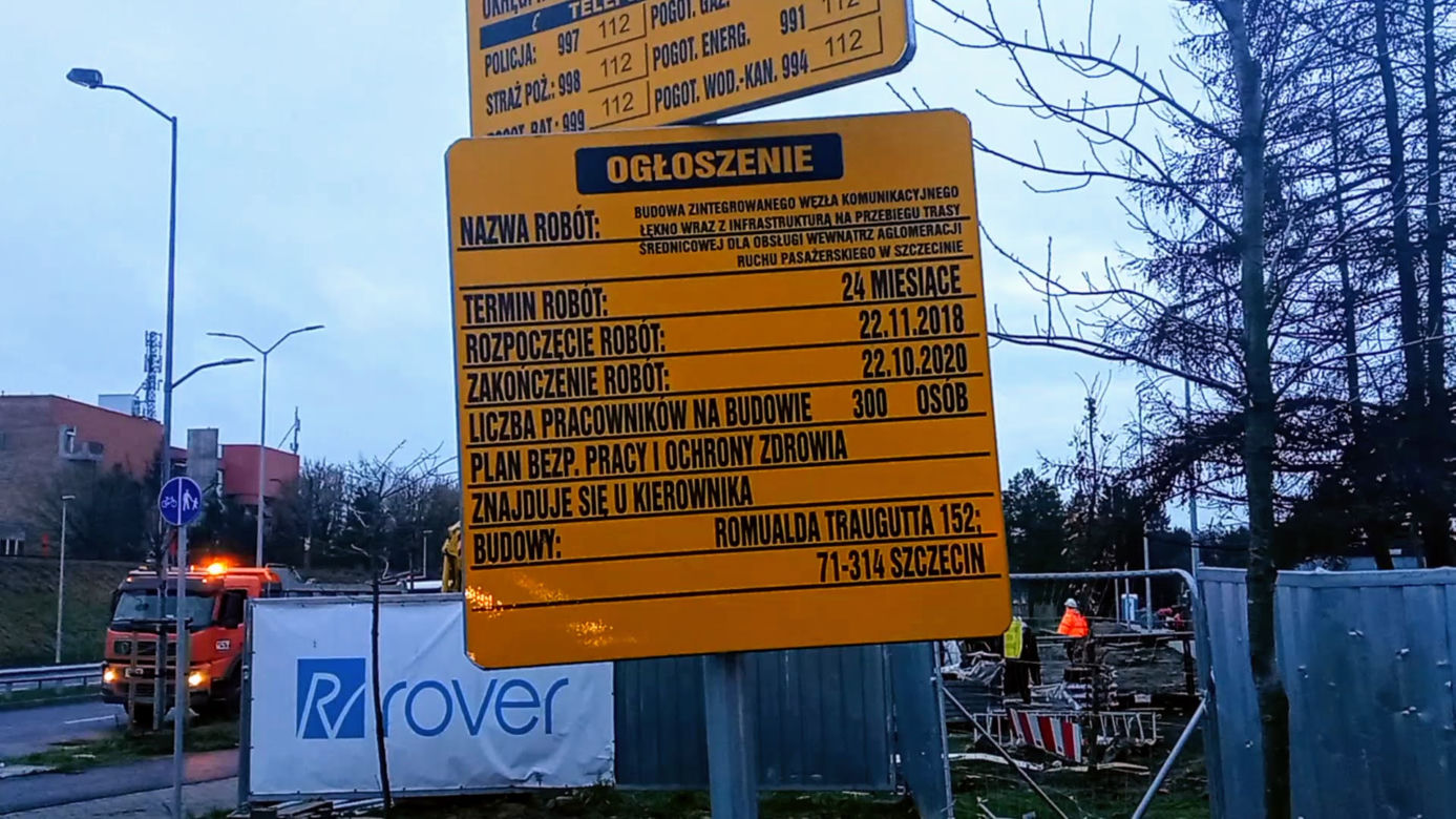 Ostatnie szlify na węźle Łękno