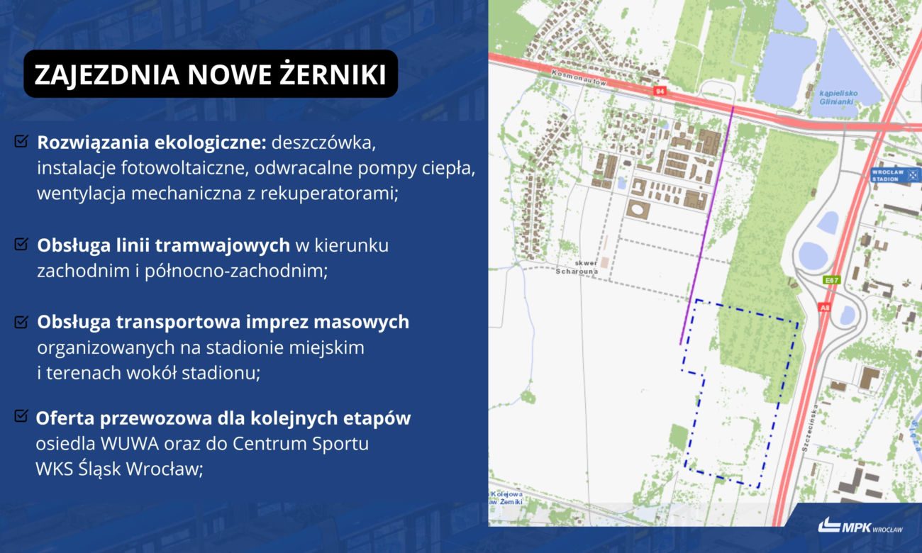 Nowa zajezdnia tramwajowa na Nowych Żernikach. To największa inwestycja MPK Wrocław w historii!