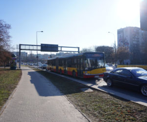 Aleja Wilanowska, którą miałby biec tramwaj