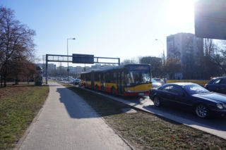 Aleja Wilanowska, którą miałby biec tramwaj