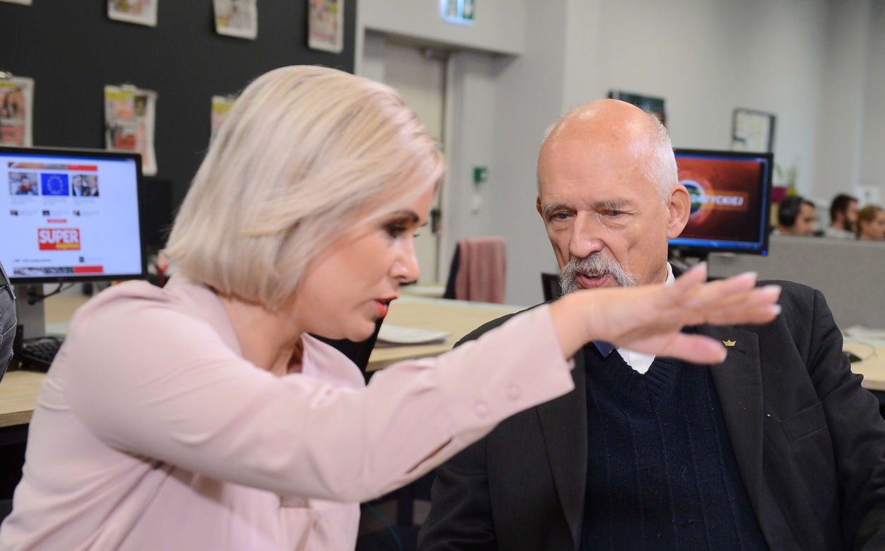 Janusz Korwin-Mikke gościem programu "Express Biedrzyckiej"