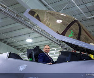 Nawrocki w zakładach Lockheed Martin