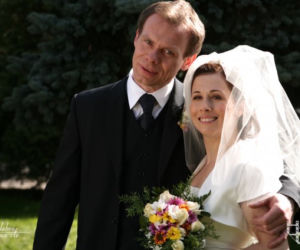 Na dobre i na złe. Monika Zybert-Jędras (Jolanta Fraszyńska), Krzysztof Jędras (Andrzej Bienias)