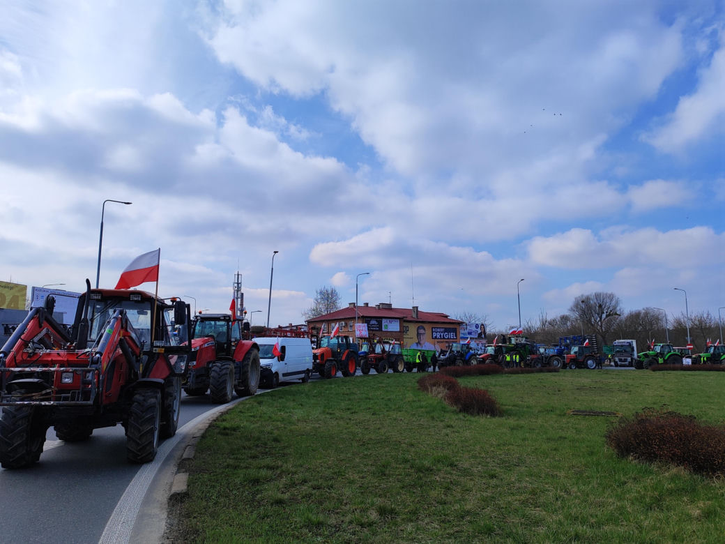 Protest rolników w Radomiu 20 marca