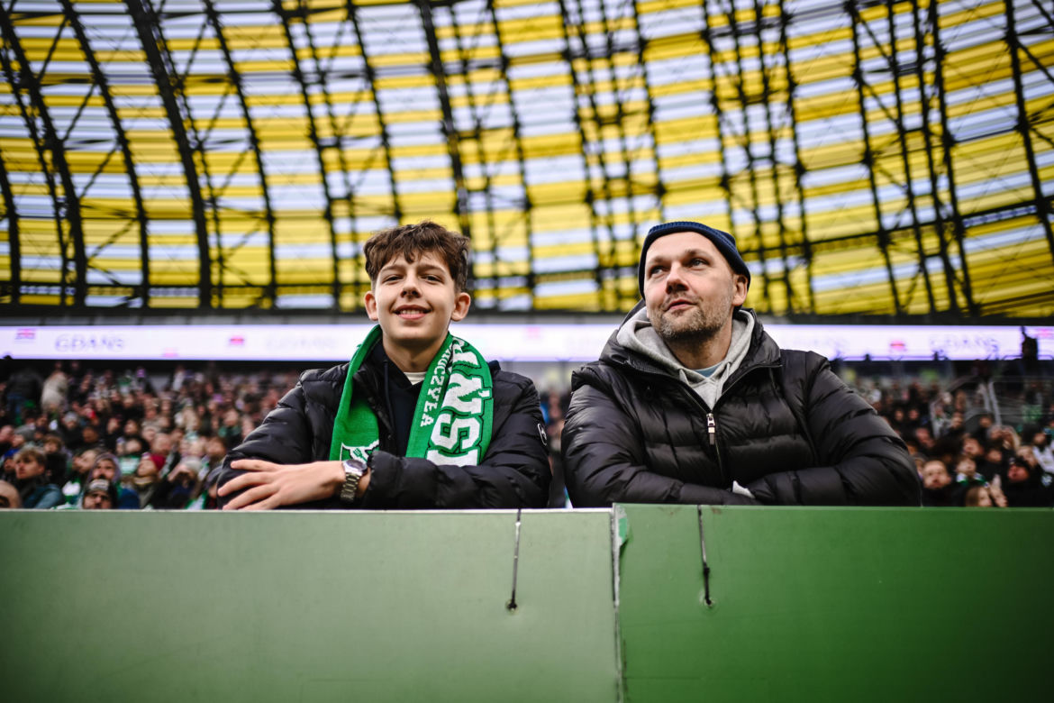 Lechia Gdańsk - Widzew Łódź: Zdjęcia kibiców z meczu 15. kolejki PKO BP Ekstraklasy