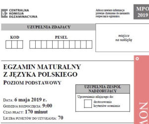 Matura 2019 - język polski