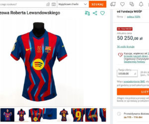 Cenna pamiątka Roberta Lewandowskiego na aukcji WOŚP. Cena licytacji robi wrażenie