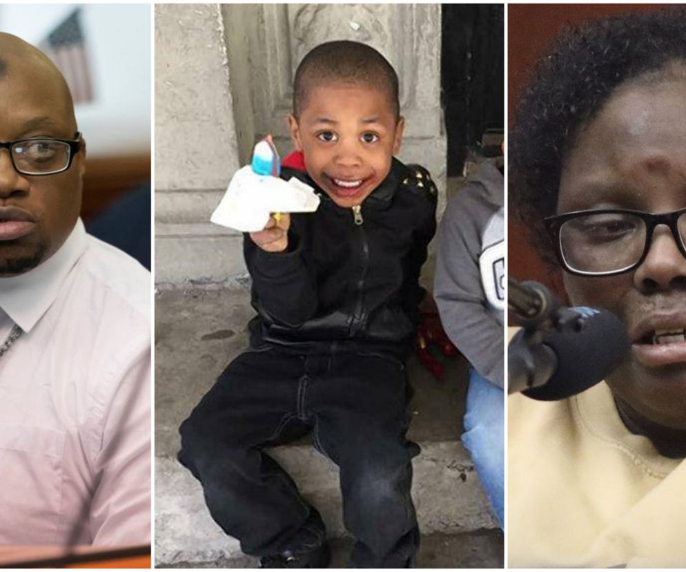 Rysheim Smith (47 l.), Zymere Perkins (+6 l.) i jego matka