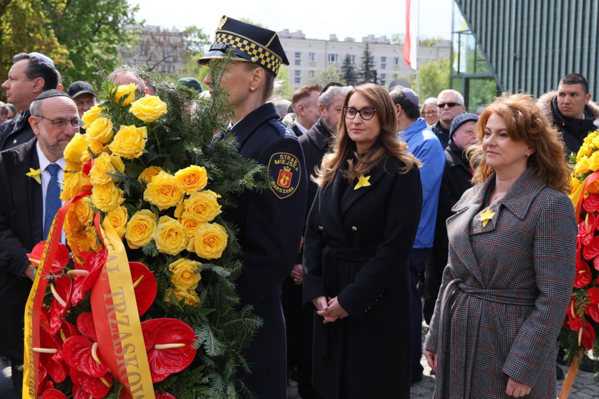 Oficjalne uroczystości z okazji 81. rocznicy wybuchu powstania w getcie warszawskim