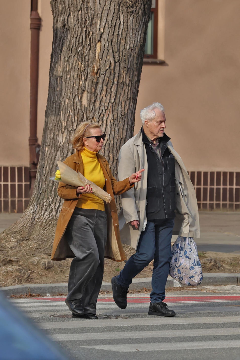Barbara Bursztynowicz na spacerze