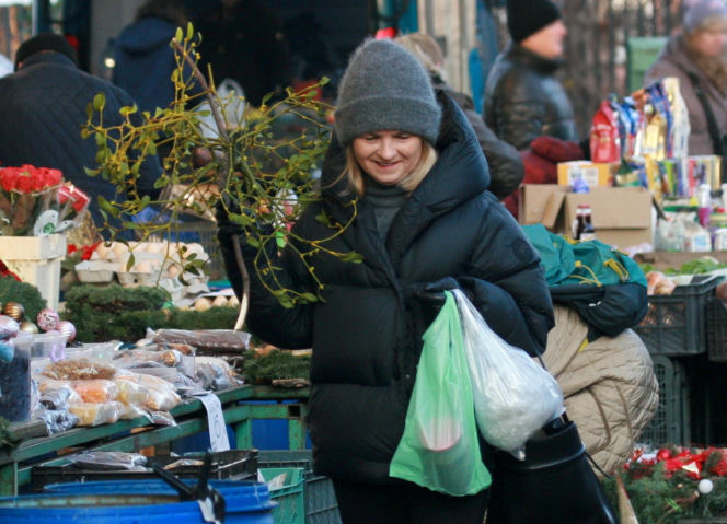 Małgorzata Tusk na przedświątecznych zakupach