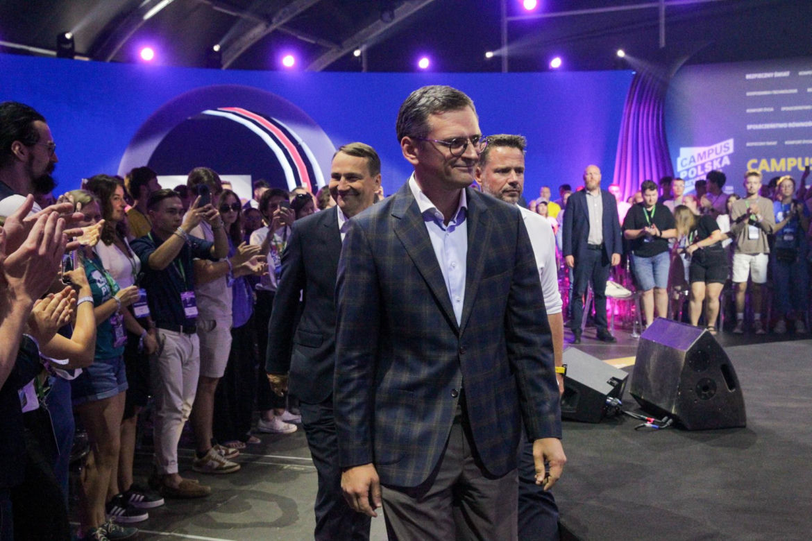 OLSZTYN CAMPUS POLSKA PRZYSZŁOŚCI 2024 Radosław Sikorski, Dmytro Kułeba 