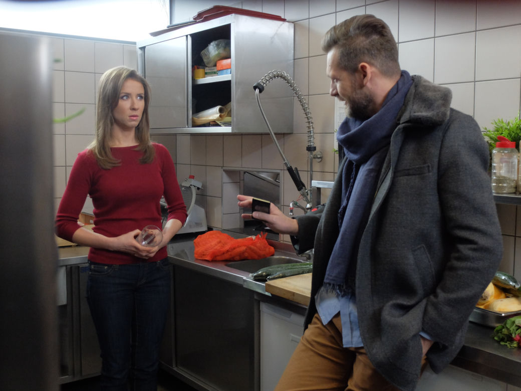 Pierwsza miłość. Beata (Katarzyna Ankudowicz), Lew (Marcin Krawczyk)