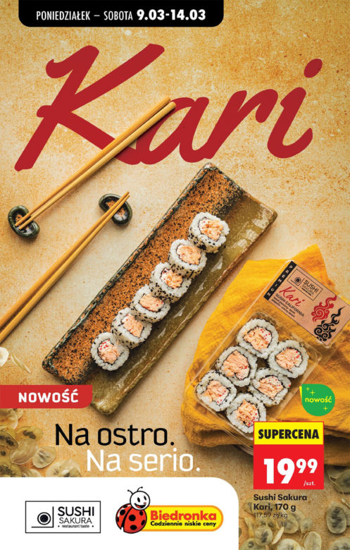 Biedronka - gazetka promocyjna 9.03.2026