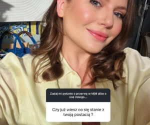M jak miłość. Melania Grzesiewicz (Anita) na Instagramie o odejściu z serialu
