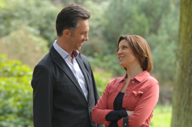 Pierwsza miłość. Kinga (Aleksandra Zienkiewicz), Artur (Łukasz Płoszajski)