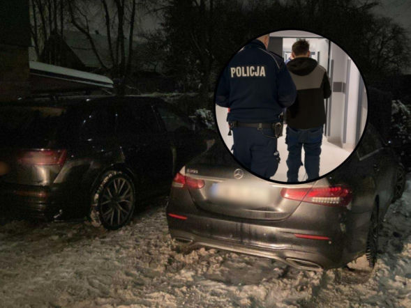 Ukradł luksusowy samochód. Zapomniał o jednym szczególe