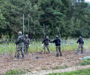 Usnarz Górny. Granica polsko-białoruska