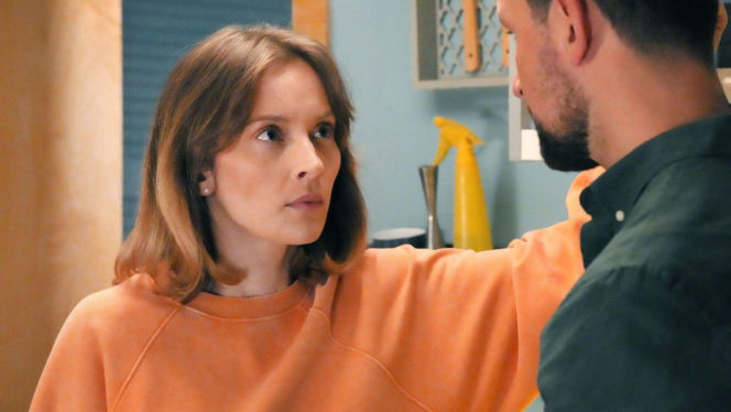 Barwy szczęścia odc. 3363. Renata (Anna Mrozowska), Marcin Kodur (Oskar Stoczyński)