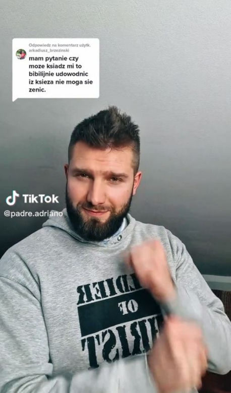 Ksiądz Adrian Chojnicki z Rybnika
