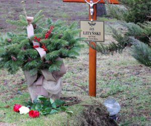 Tak wygląda nowy grób Lityńskiego