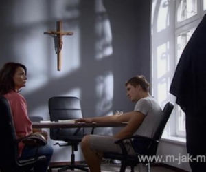 M jak miłość odc. 1033.  Aleksandra (Małgorzata Pieczyńska), Marcin (Mikołaj Roznerski)