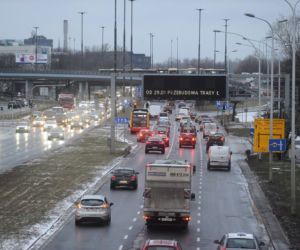Slalom na Trasie Łazienkowskiej. Trwa remont wiaduktów