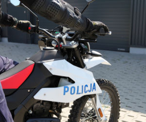Policyjne off-roadowe motocykle Aprilia RX125