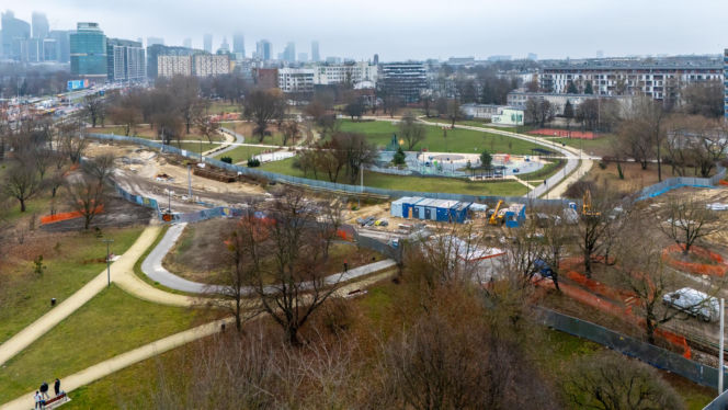 Tramwaj do Dworca Zachodniego w Warszawie - grudzień 2025